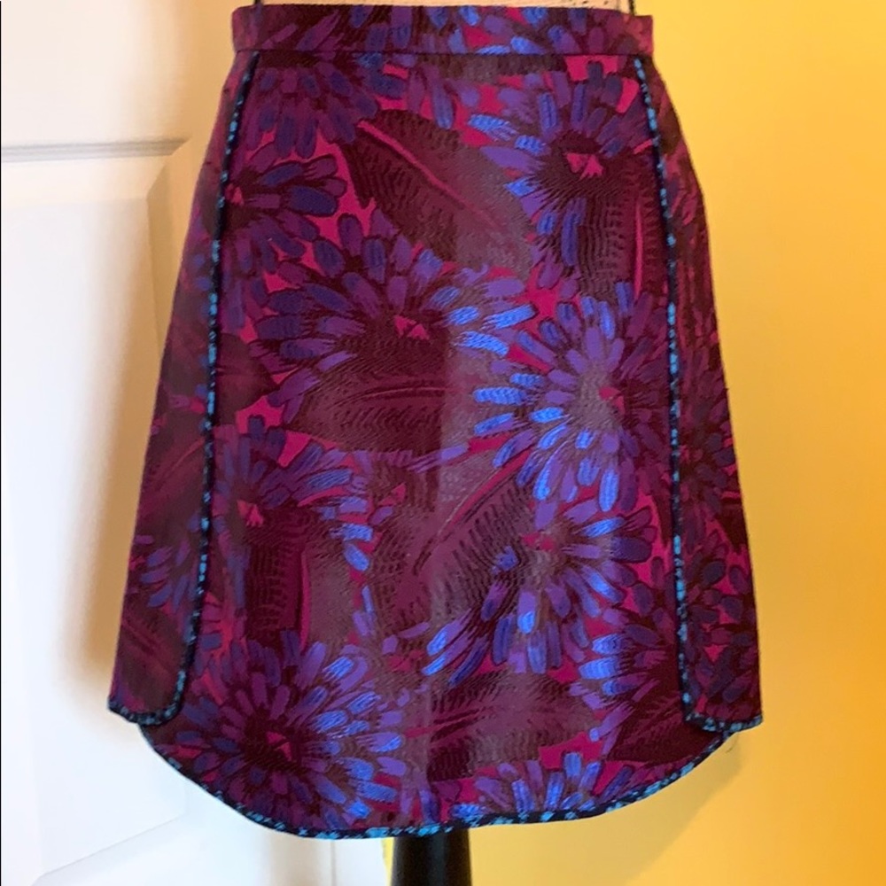 J. Crew beautiful floral skirt  size 0